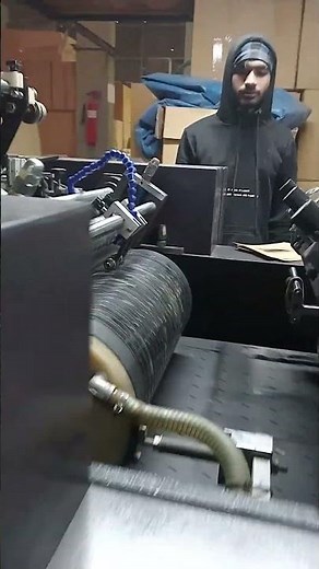 Automatic Window Patching Machine in action! 🏭#WindowPatchingMachine #PackagingIndustry