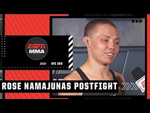 Rose Namajunas recaps decision win vs. Zhang Weili at #UFC268 | ESPN MMA