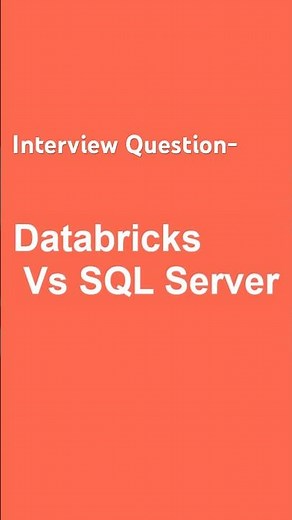 Databricks vs SQL Server in 30 Seconds #databricks