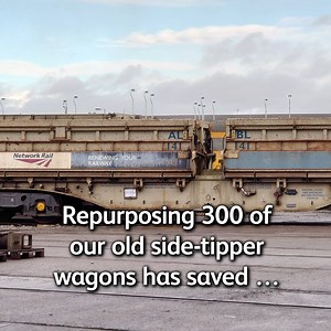 We’re repurposing old wagons on our railway so we can reuse them. 🛤️ 💚 It’s helping us build a more circular economy where we use products repeatedly and use less raw materials – giving you a greener railway: ➡️ https://www.networkrail.co.uk/stories/repurposing-wagons-on-our-railway?utm_campaign=Sustainability&utm_content=1730879220&utm_medium=social&utm_source=facebook #Sustainability #Recycling | Network Rail