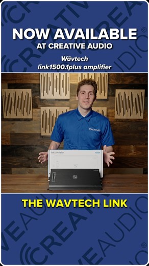 🔊 The Wavtech Link1500.1plus 1500 Watt Mono Block Amplifer is now available at Creative Audio! 🔊 #creativeaudio #wavtech #amplifier #caraudio #customcaraudio #bass #basshead | Creative Audio