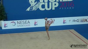 26K views · 1K reactions | Here is Evita Griskenas with her amazing ball routine at WC Pesaro ❤ This is Evita's first year as a senior and she is doing great  | Rhythmic Gymnastics | Facebook