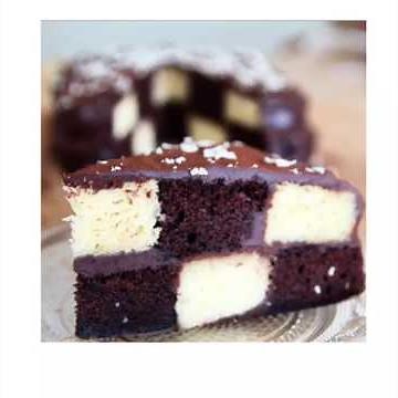 CHECKERBOARD CAKE - Recipe