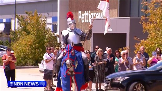 He was a big personality, a giant of the Hunter's sporting scene - so it's little wonder hundreds turned out today to bid a fond farewell to Leigh Maughan. #NBNNews | NBN Television