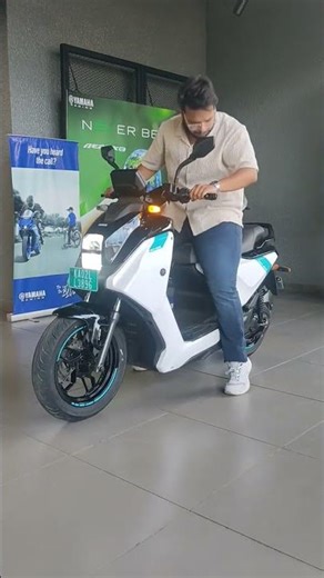 Front Wheel Telescopic Suspension With Hydraulic Dampers In Yamaha EC-06 New Model 2026 EV Scooter