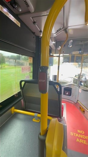 Pressing the stop button on Adelaide Metro Bus