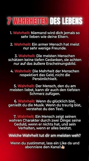 7 Wahrheiten des Lebens, die deine Sichtweise verändern werden