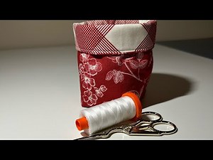 Easy Fabric Basket Tutorial