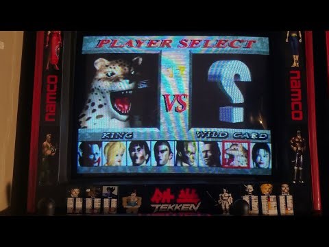 King! Tekken 1 Arcade(Namco System 11 Arcade Board)(1994)1 Round King Playthrough