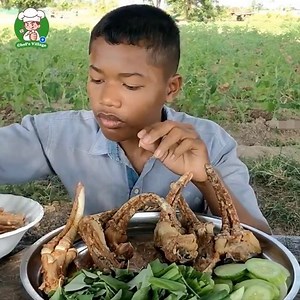 956K views · 3.4K reactions | Tasty Crispy Pig Tails Cooking - Pig Tails Crispy Recipe - Chef's Village | Survival Technology TV | Facebook