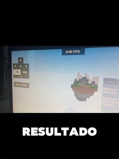 como ter mais CPS no minecraft / PC #shorts #minecraft