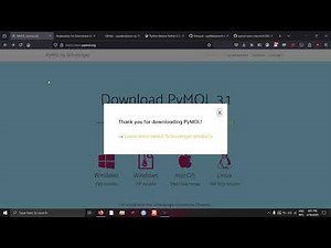 Install Open Source PyMol 3.10 in Windows - 2025
