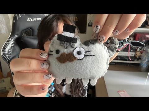 learn how to hand sew! ★ 4 useful stitches, beginner friendly felt pusheen plushie tutorial