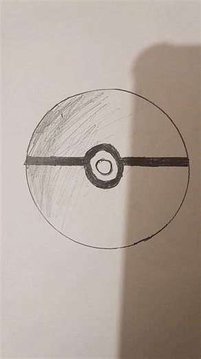 How to Draw a Poké Ball 🎨 Easy Step-by-Step