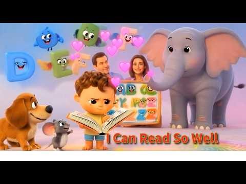 I Can Read So Well 📚 | ABC Reading Song for Kids | Learn to Read for Toddlers