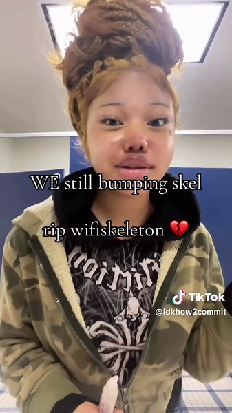 yes WE ALL cried when i found out he died #wifiskeleton #67 #cyrus #ripwifiskeleton #relatable #fyp #gothangelz #lovefool #viral
