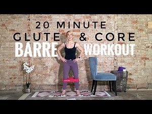 20 Minute Glute & Core Barre Workout with Mini Loop Band: Hip Abduction, Booty, and Abs