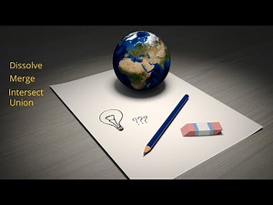 How to Dissolve, Merge, Intersect and Union in ArcGIS