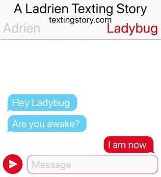 Miraculous Ladybug | Ladrien | Texting Story Part 1