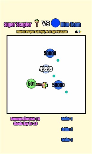 Super Scepter Showdown vs 3 Orbitals