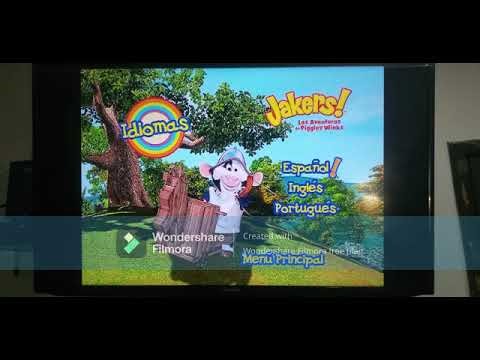 Menú y Disco del DVD de Jakers! - La Leyenda de Raloo (Versión con Fotos)