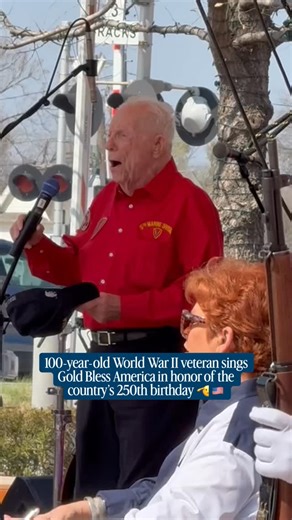 In celebration of America’s 250th birthday, Grapevine experienced something truly special at the Taste of Texas Independence celebration. ⭐️🇺🇸 100-year-old Marine veteran Don Graves, one of the last surviving veterans of the legendary Battle of Iwo Jima, stood before the crowd at Peace Plaza and sang “God Bless America.” 🇺🇸 Not just anyone. A World War II Marine. A man who served our country when freedom hung in the balance. With so few WWII veterans still with us, this wasn’t just a perform