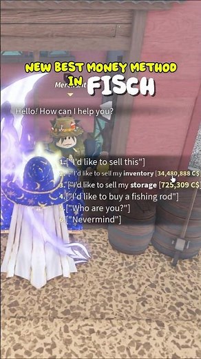 NEW BEST MONEY FARM METHOD IN FISCH🌹🌹