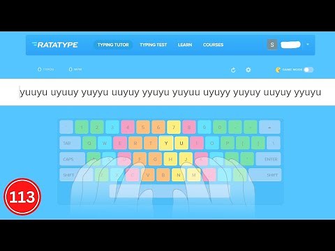 113. Ratatype - test your typing speed.