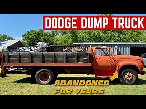 STARTING And DRIVING A 1976 Dodge Dump Truck That SAT For YEARS