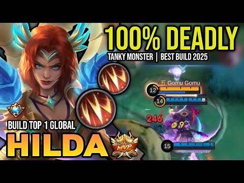 HILDA BEST BUILD 2025 | BUILD TOP 1 GLOBAL HILDA GAMEPLAY | MOBILE LEGENDS✓
