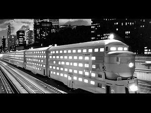 Synthsaga SciFi: 20th century retro TrainPunk V3 - Chalk line- ,parallel dimension