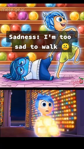 Coloring Sadness from Disney's Inside Out | Happy Color App