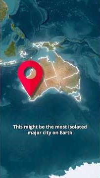 The Most Isolated City on Earth 🇦🇺😳 #perth #westernaustralia #australia #adelaide #indianocean