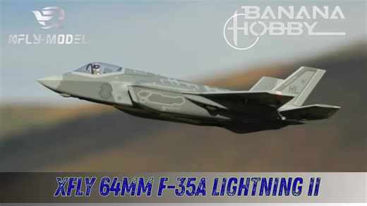 🔥 BACK IN STOCK! 🔥 🚀 XFly F-35 Lightning II – 64mm EDF Jet 🚀 Now available at Banana Hobby for only $269.99! Enjoy the photo showcase of this awesome jet — packed with scale realism, power, and pure flying fun! ✨ Highlights: • True-to-scale details LED lights & retracts • 6S 64mm EDF power system w/ thrust reversing • Quick 15-minute no-glue assembly • Fits 6S 3300–5200mAh for long flight times • Upgrade-ready for 70mm EDF — perfect for those looking for even more performance and speed! ⚡ Wh