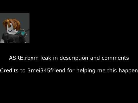 ASRE (another require script executor) rbxm leak