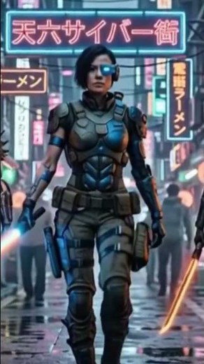 100年後の大阪が攻殻機動隊の世界になっていた。ーOsaka 2126: A Ghost in the Shell–Style Cyberpunk Futureー #映画 #cyberpunk #ai