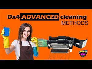 ADVANCED Cleaning of the DX4 Printhead Epson Roland Mutoh Mimaki Cleaner HOW-TO WATCH NOW