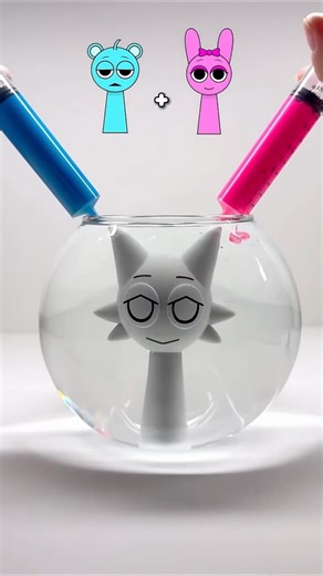 Pink and blue to create new colors 🎨 #satisfyingvideo #colormixing #paintmixing #paint