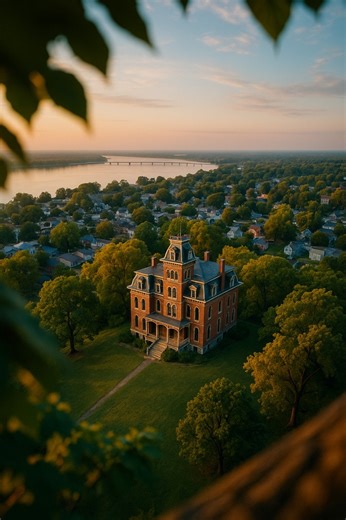 1879, Alton, Illinois – The haunted secrets of McPike Mansion await #spookyearth #hauntedhouse #paranormal #illinois | Spooky Earth