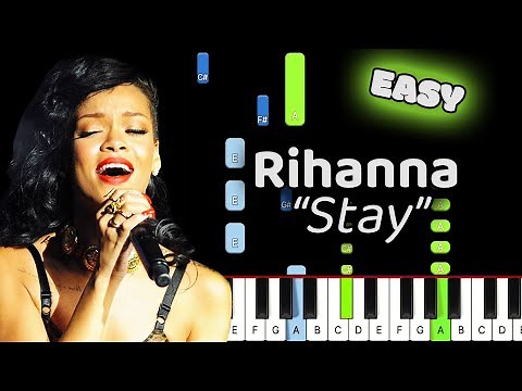 Stay Piano - How to Play Rihanna Stay Piano Tutorial! (Easy)
