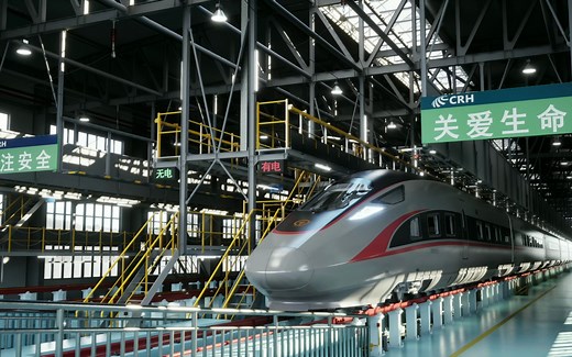 复兴号CR400AF动车组虚拟仿真