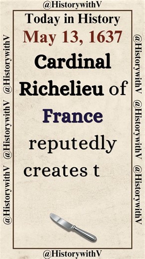 Today in History May 13, 1637
