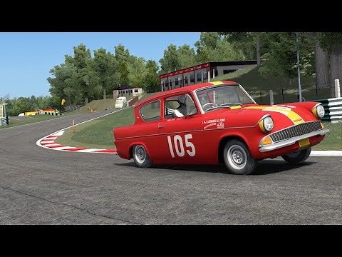 Assetto Corsa: 1959 Ford Anglia 105E at Cadwell Park
