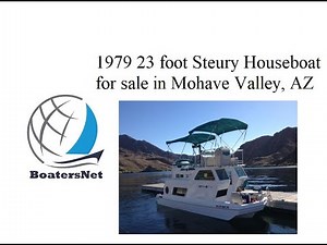 1979 23 foot Steury Houseboat for sale in Mohave Valley, AZ, $115,000.