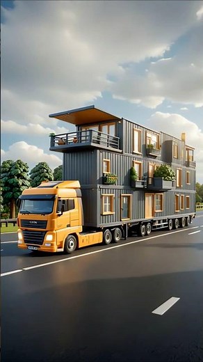 A big bus is flying like airplane transportation of the future futuristic transport #bus #airplane