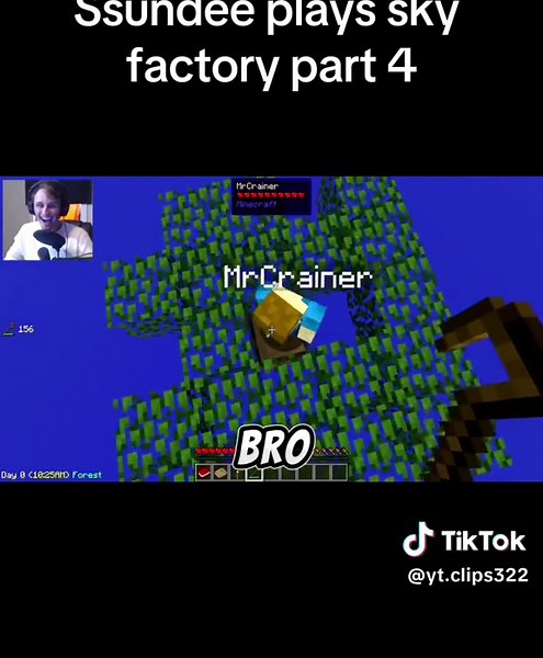 Ssundee plays slyfactory 1! #ssundee #crainer #skyfactory #minecraft #fyp #fypage #foryou #dream #smp #letsplay #parts #part1 #ytclips32
