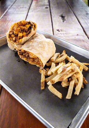 Find the California burrito at the shack!! Located in Spring Valley #valleyfarmmarket