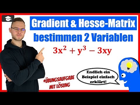 Gradient und Hesse Matrix bestimmen mit 2 Variablen