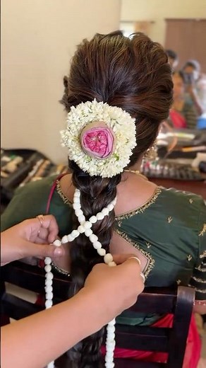 South Indian Braid Hairstyle ￼| ￼ traditional Braid ￼