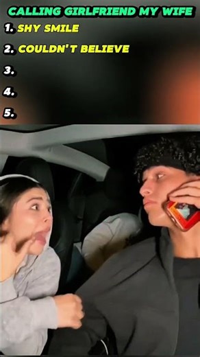 Calling Girlfriend “My Wife” ❤️ Reactions Are So Cute
